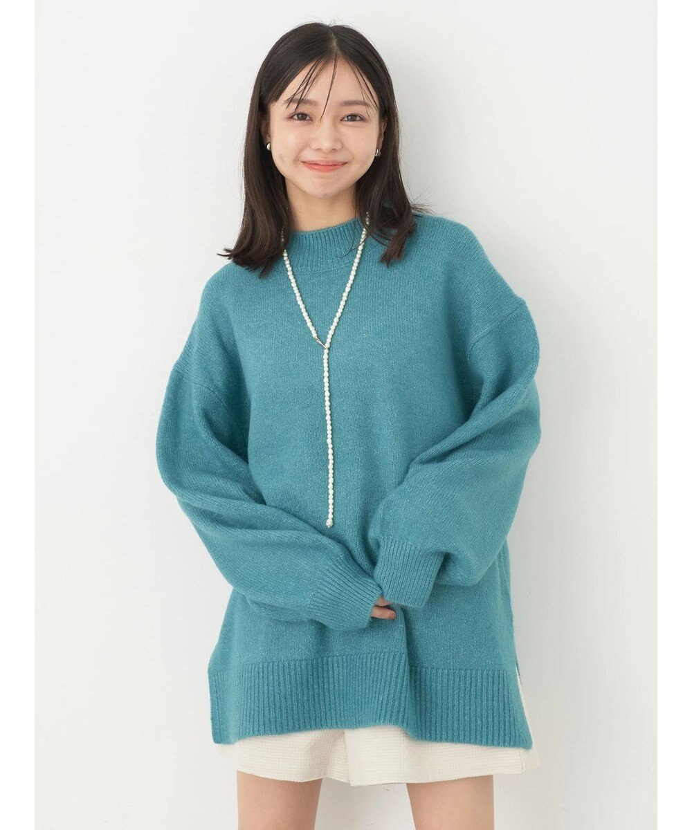 earth music&ecology ＦＬＵＦＦＹハイネックチュニック 