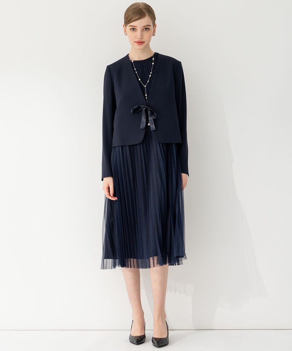 23区 S 【APPLAUDIR】クリアジョーゼット 3WAYコンパクトジャケット 