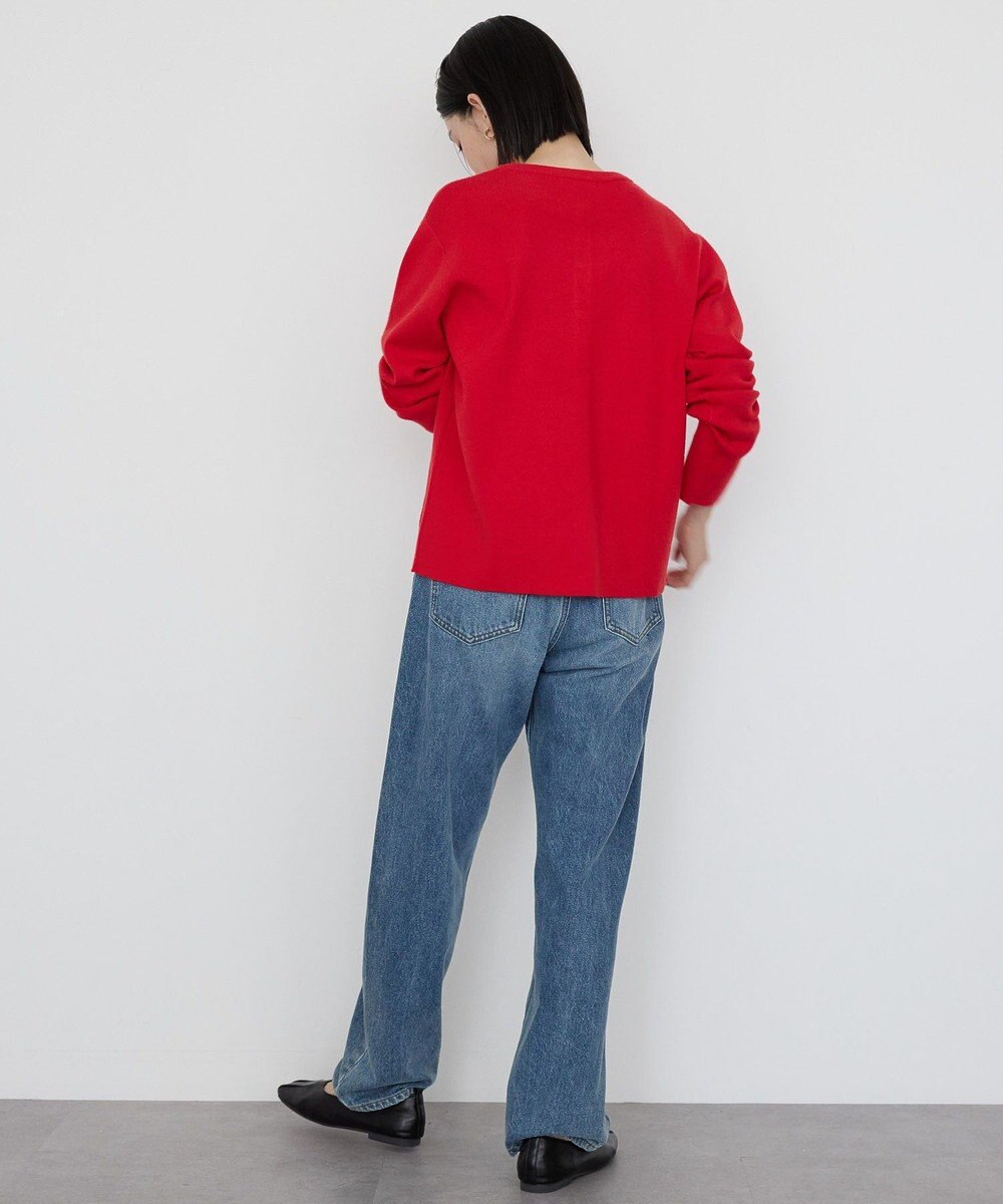 AMERICAN HOLIC バイパチクルーネックニットカーディガン 