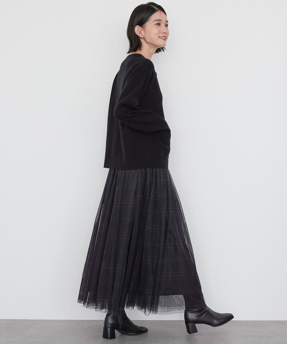 AMERICAN HOLIC バイパチクルーネックニットカーディガン 