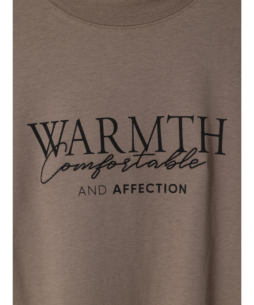 Green Parks フレンチスリーブ筆記体刺繍ロゴプルオーバー 