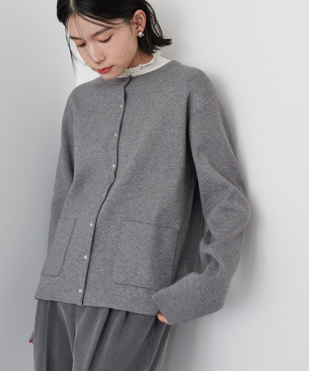 AMERICAN HOLIC バイパチクルーネックニットカーディガン 