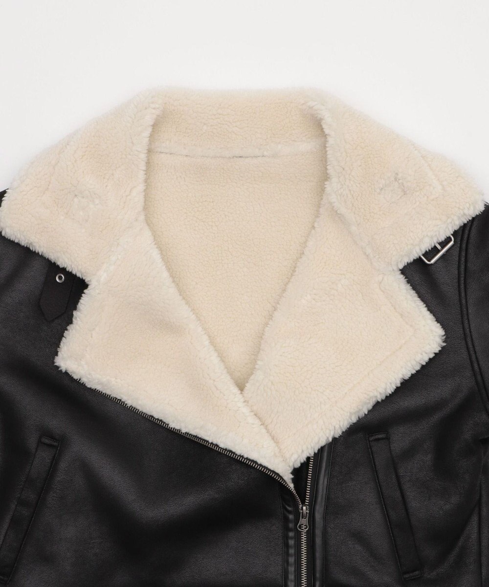 WEGO 【25年秋冬新作】フェイクムートンボアジャケット 