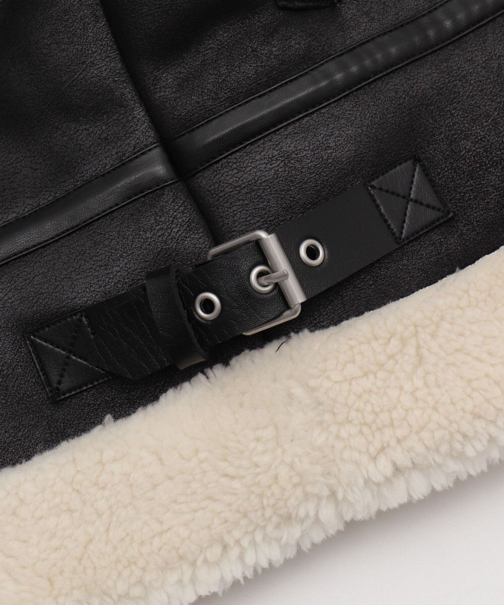 WEGO 【25年秋冬新作】フェイクムートンボアジャケット 