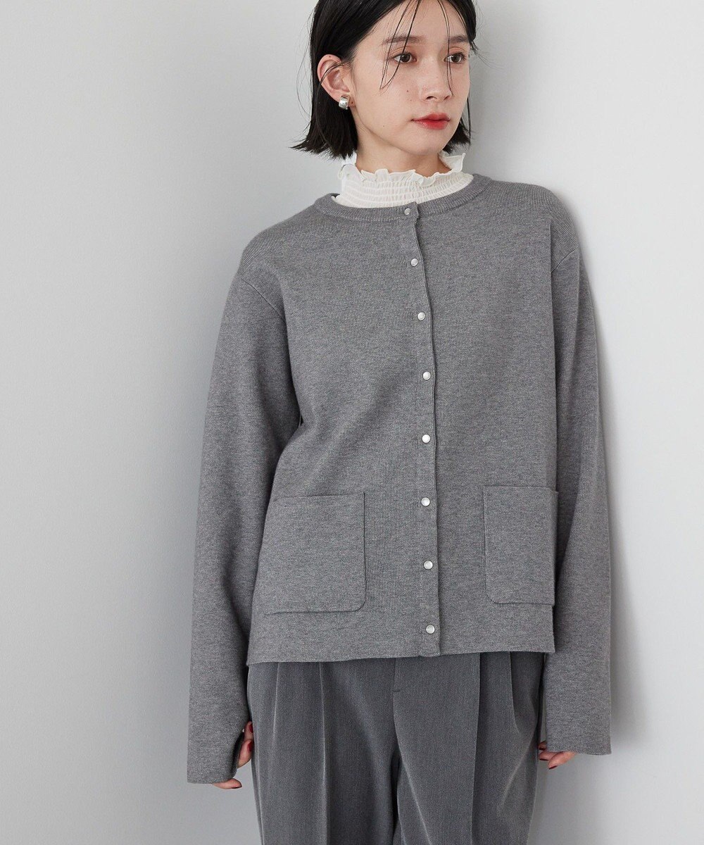 AMERICAN HOLIC バイパチクルーネックニットカーディガン 