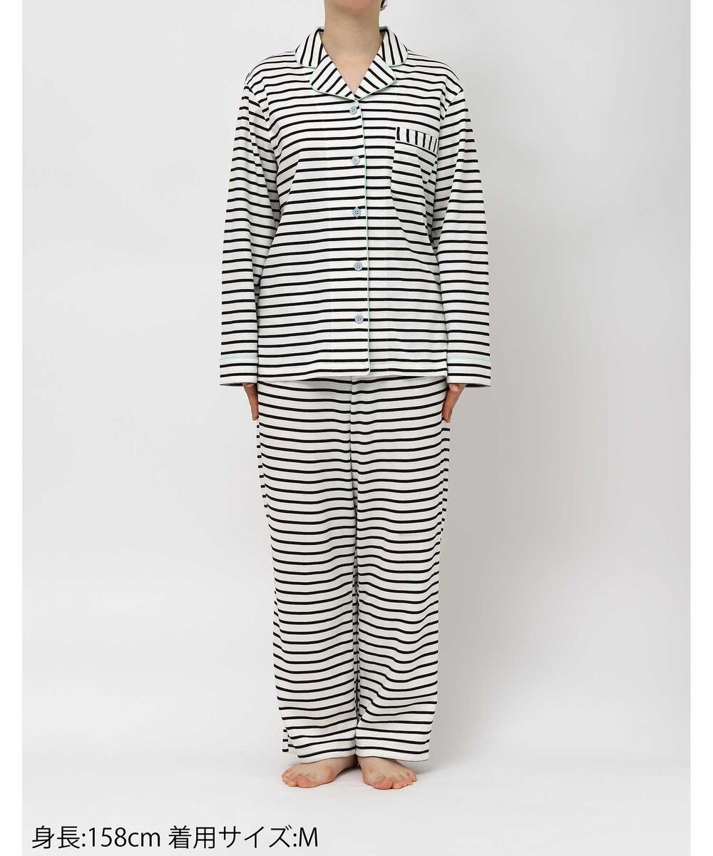 une nana cool 【綿混】ポンチボーダーパジャマ 
