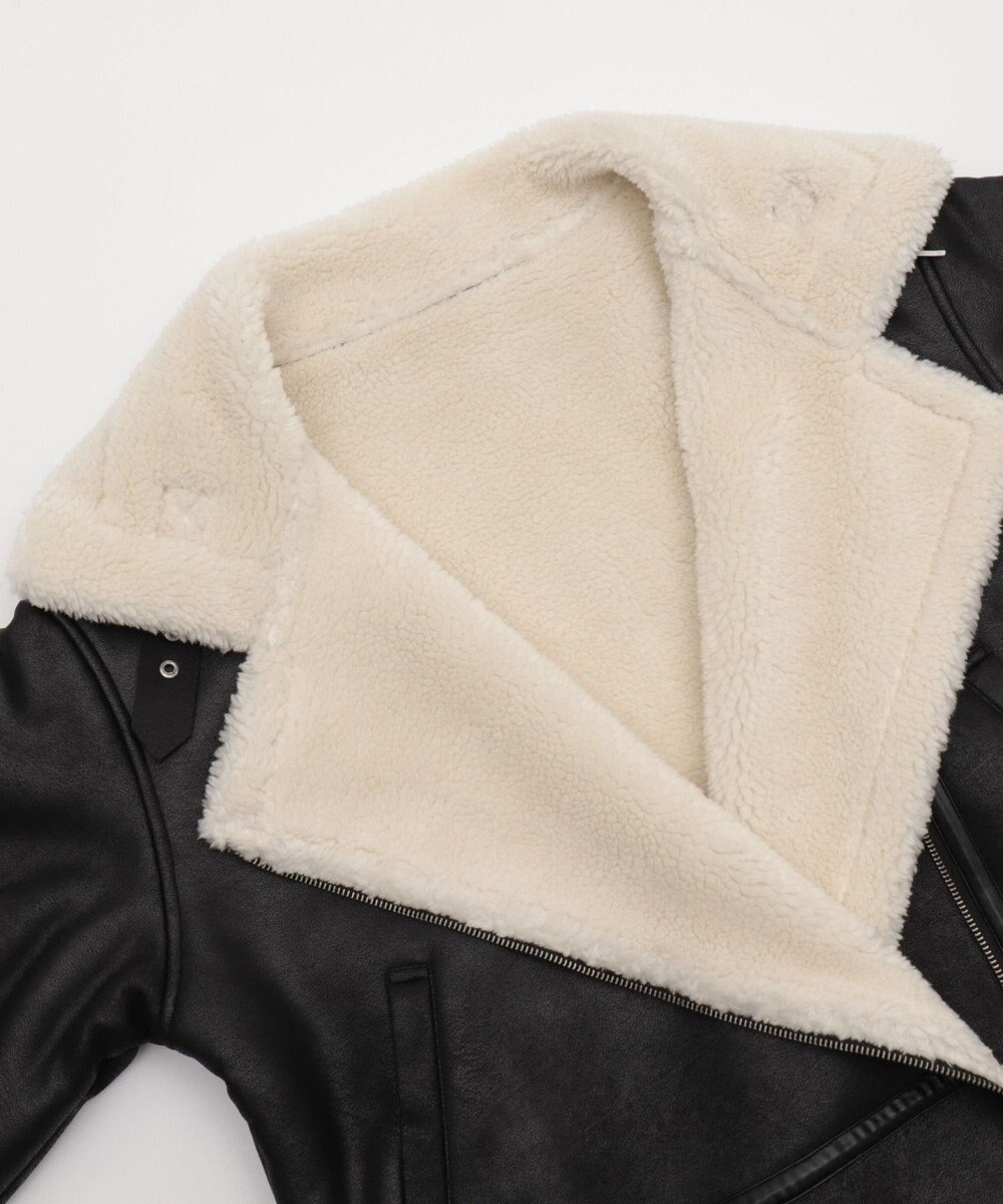 WEGO 【25年秋冬新作】フェイクムートンボアジャケット 
