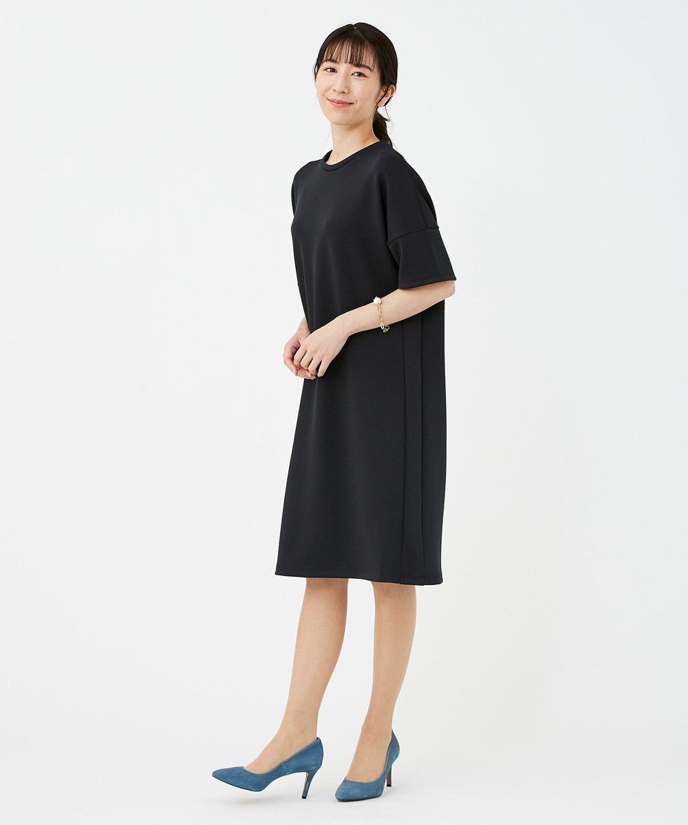 KASHIYAMA 【抗菌繊維】スタイリッシュジャージー オーバーサイズドレス 