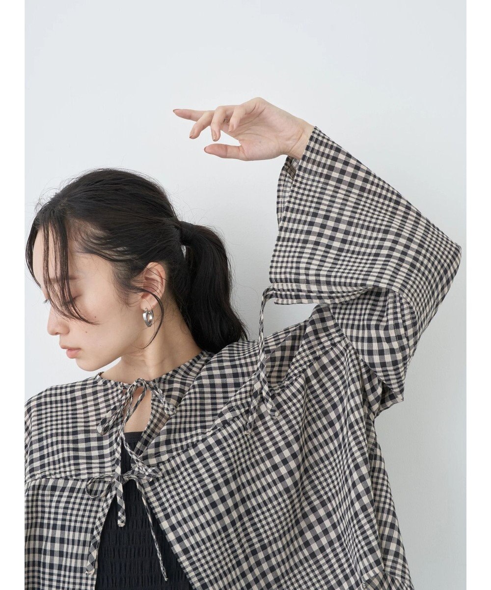 earth music&ecology ワッシャードロスト羽織りシャツ 