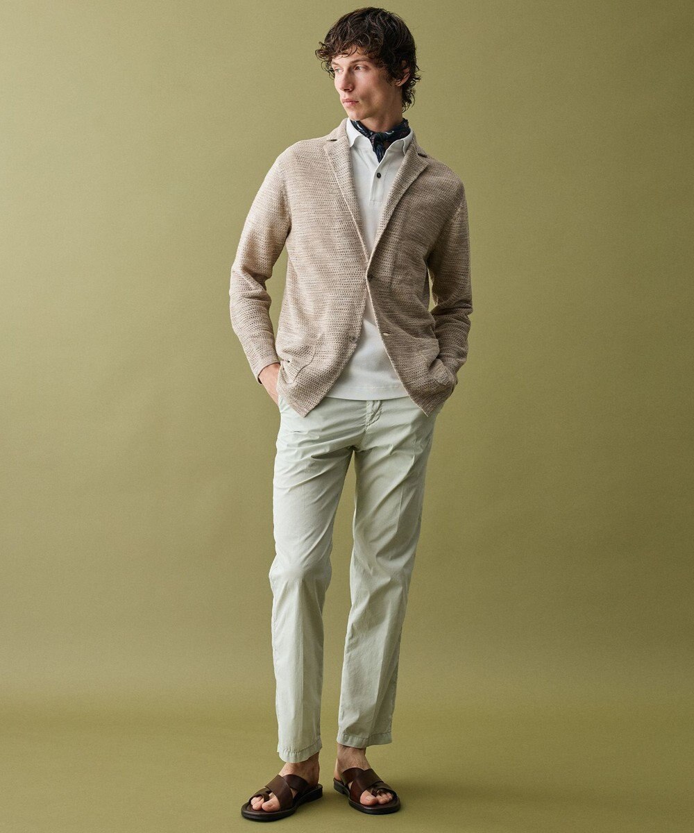 JOSEPH ABBOUD 【ウエストも伸びる!/JAPANファブリック】ヴィンテージコットン ストレッチ パンツ 