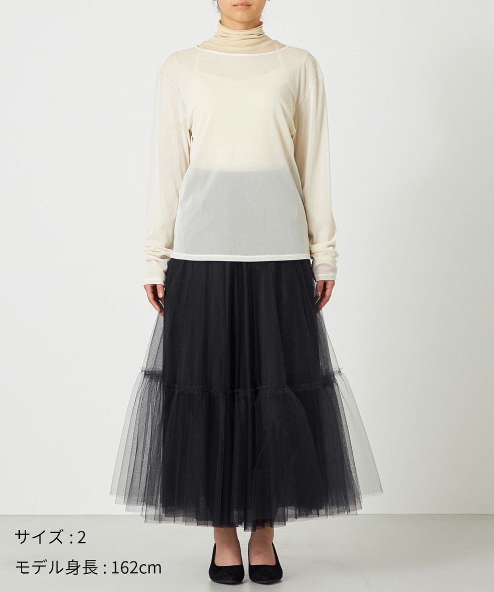 NAVE 【Nave・洗える】チュールジャージー トップス 