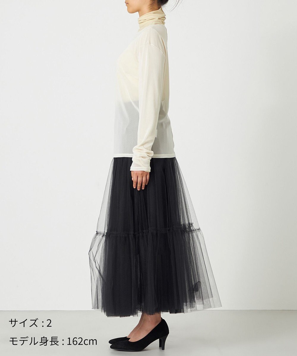 NAVE 【Nave・洗える】チュールジャージー トップス 