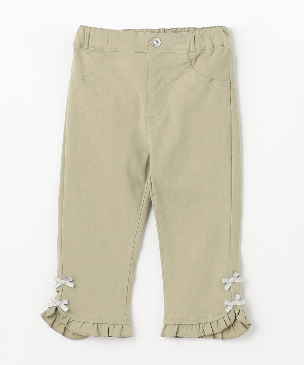 ANY KIDS フリル カプリ パンツ 