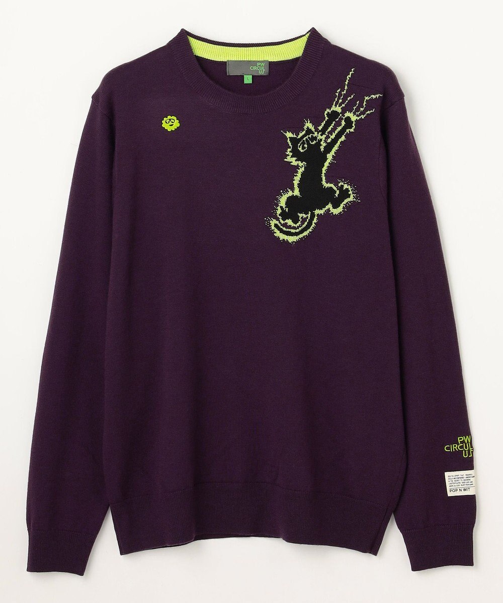 PW CIRCULUS 【MEN】Spark cat クルーネックニット ゴルフ 