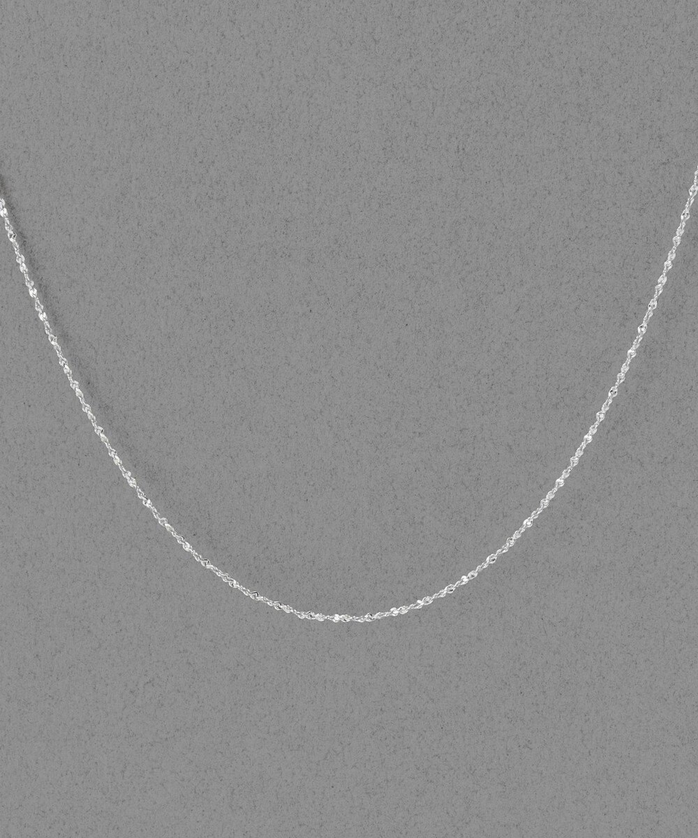 Phoebe 【SV925】シルキーシャインスエッジチェーンネックレス 