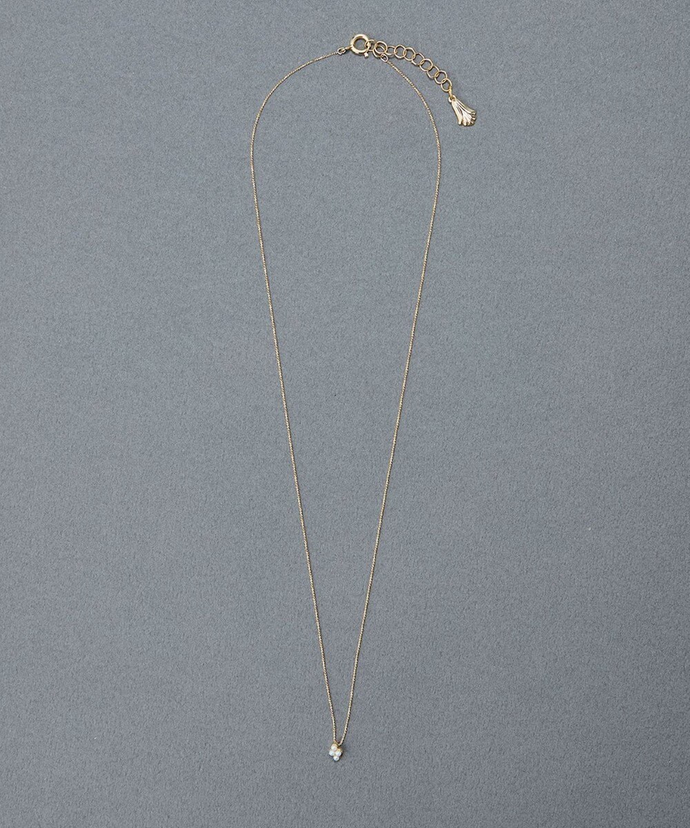 Phoebe 〈金属アレルギー対応〉ミニパールクラスターネックレス　小粒パール 