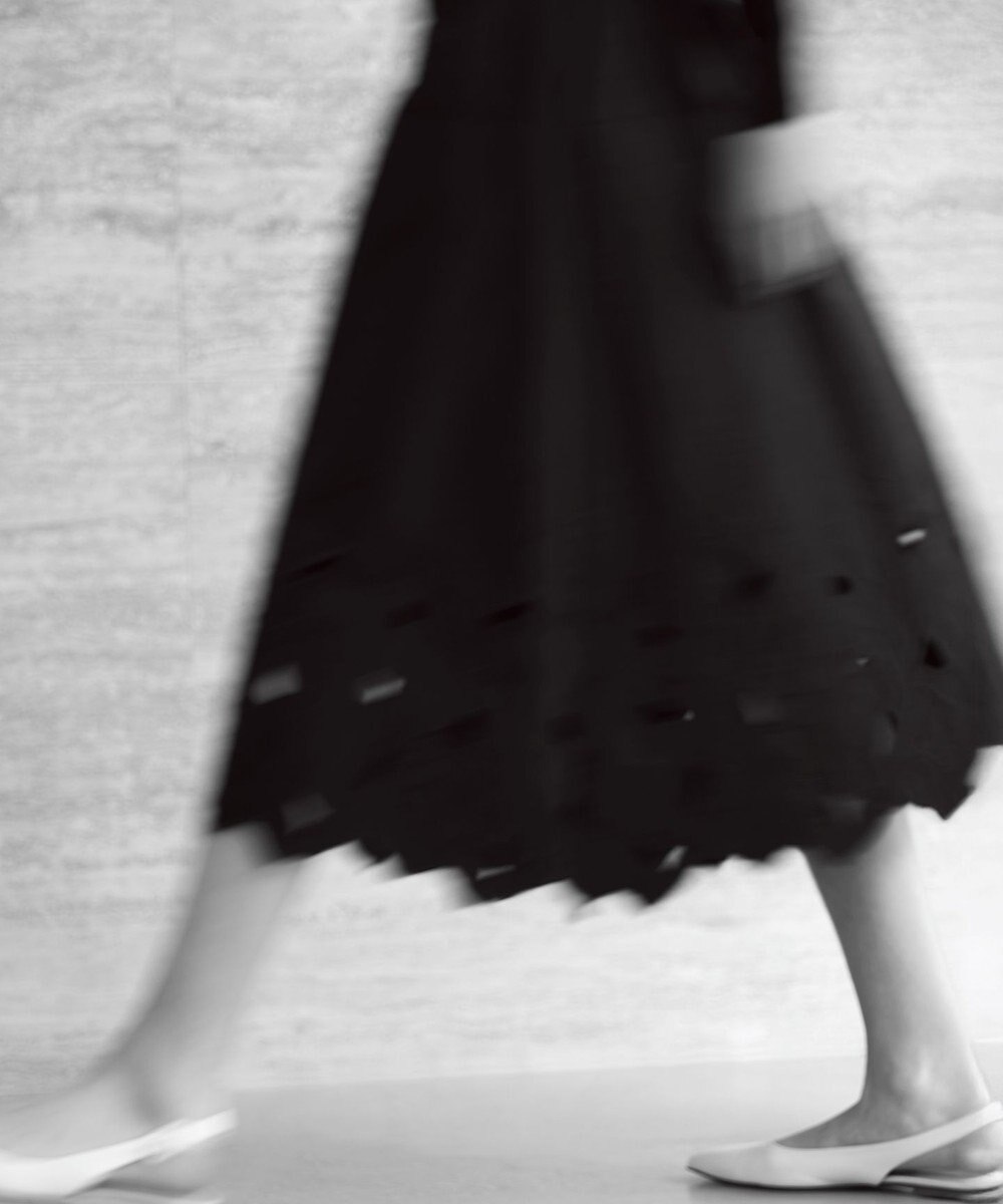 23区 【R(アール)】クラフトカットレース フレアスカート 