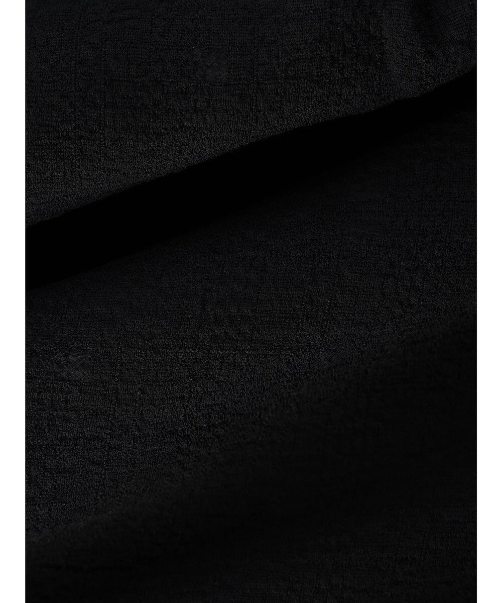 earth music&ecology 膨れジャガードパフ袖ワンピース 