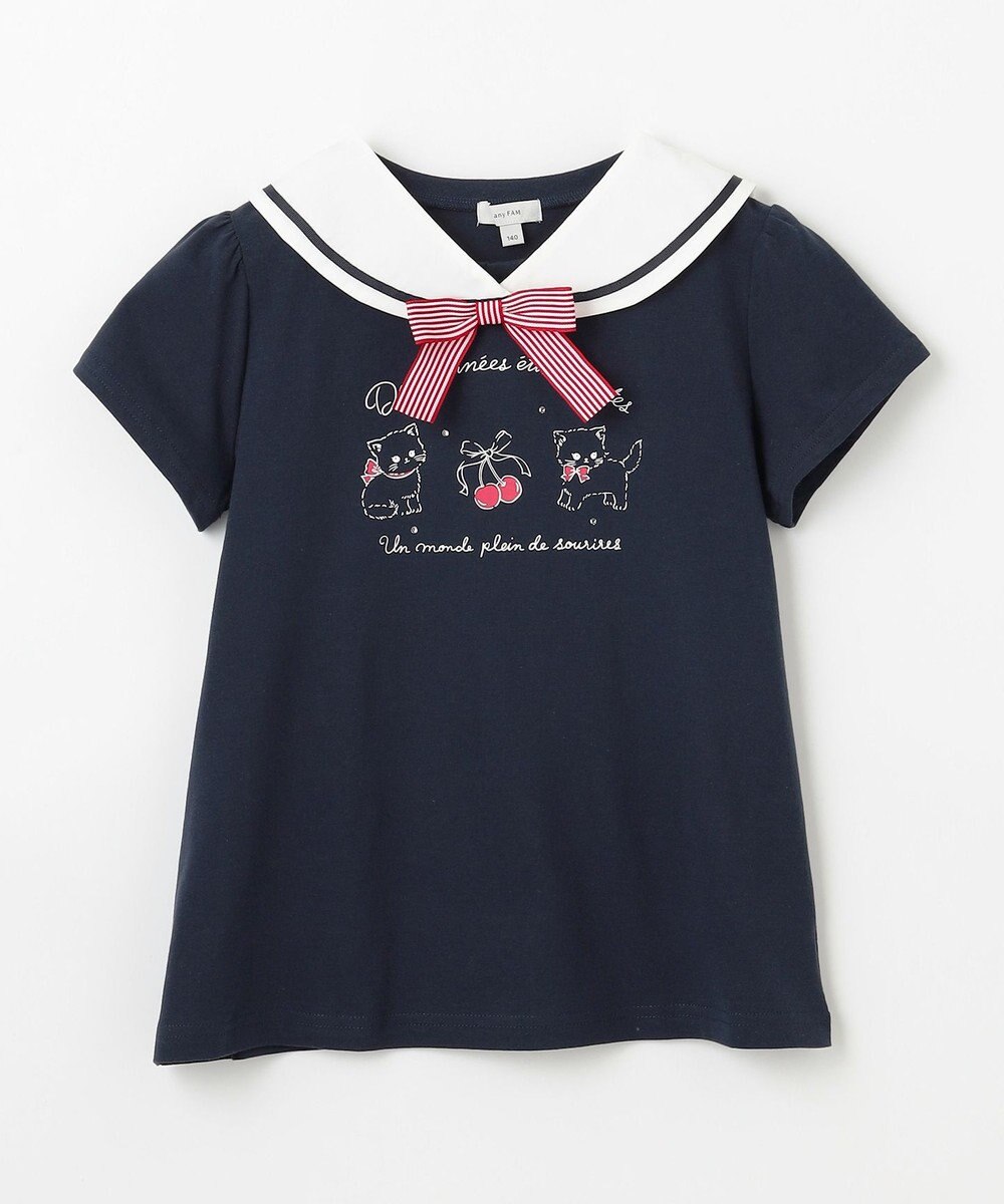 ANY KIDS セーラーカラー Tシャツ 