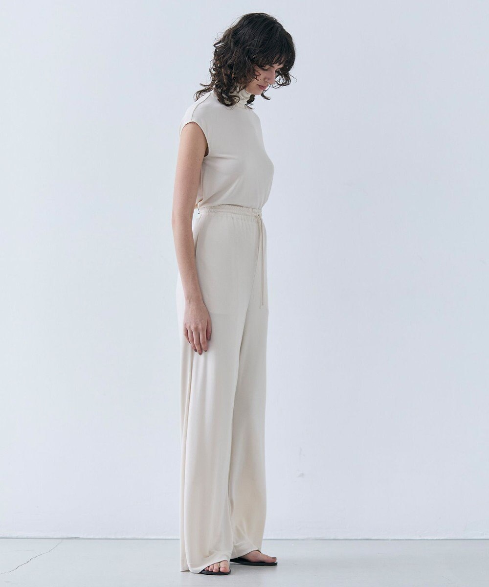 BEIGE， 【洗える】MELLE / ハイストレッチイージーパンツ 