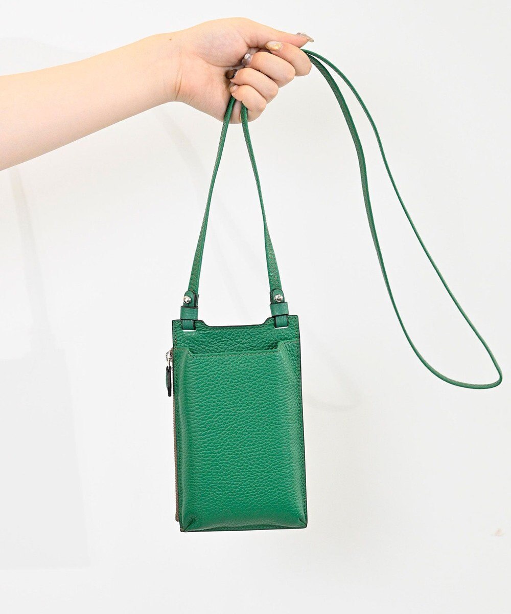 Atelier nuu 本革 スマホショルダー 