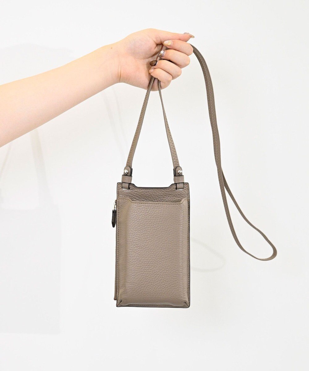 Atelier nuu 本革 スマホショルダー 