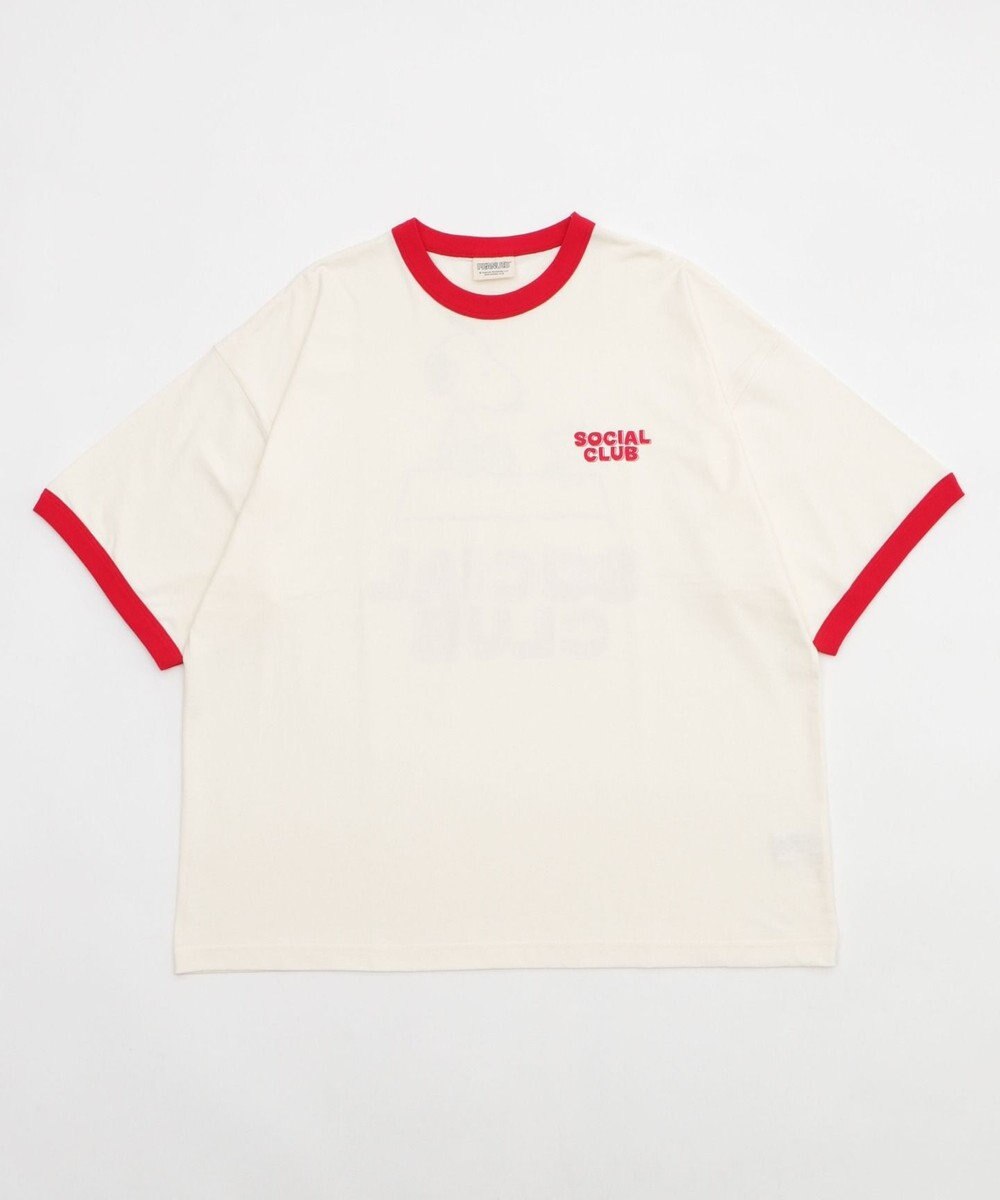 WEGO 【ユニセックス着用ITEM/MLサイズ展開】別注PEANUTSプリントT（SS） 