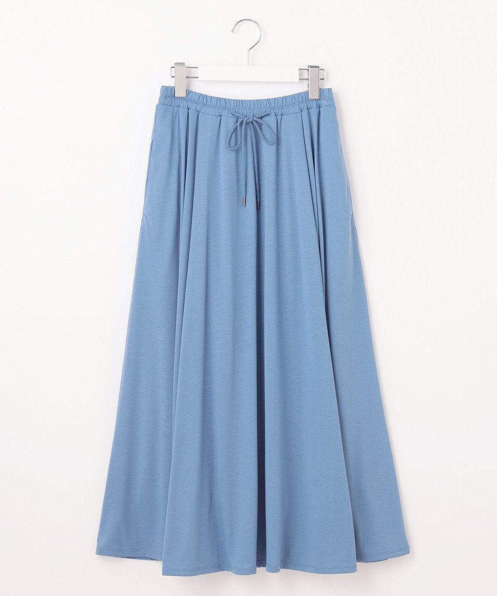 J.PRESS LADIES L 【洗える】ジャージー フレアー スカート 