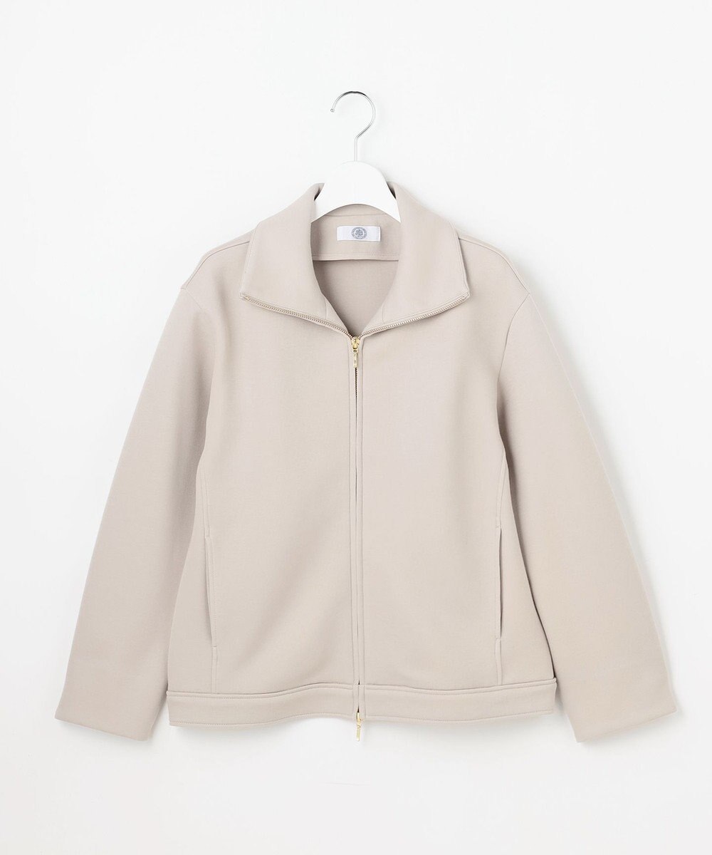 J.PRESS LADIES S 【WEB限定】ダンボールジャージー ハイネック ブルゾン 