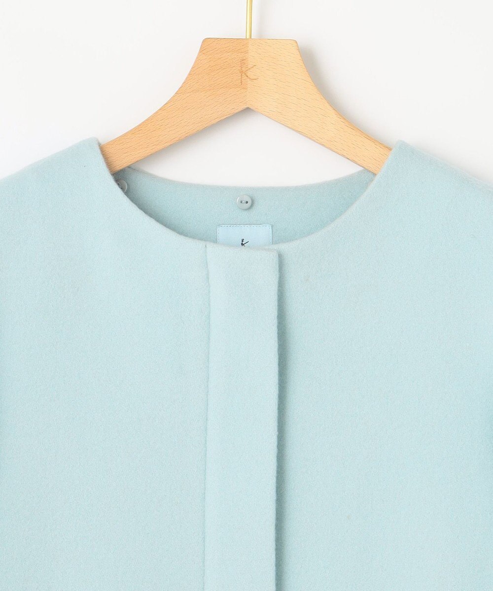 組曲 2WAYショートビーバー フーテッドコート 