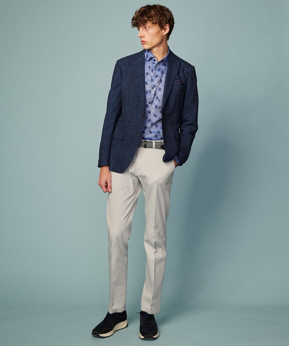 JOSEPH ABBOUD 【麻100％・軽い・涼しい】モイスチャー リネン シャツ 