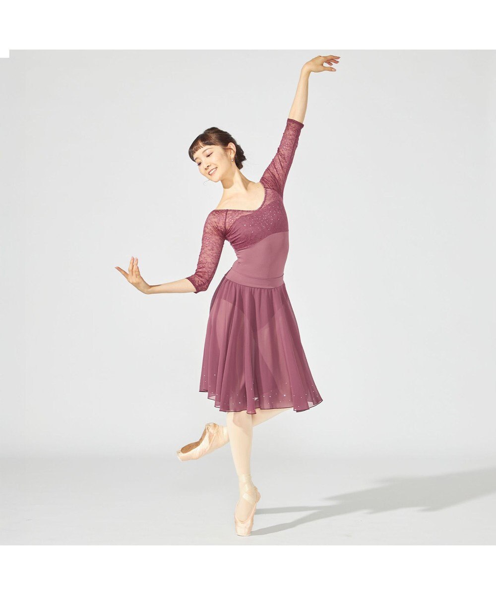 Chacott 6分袖レオタード 