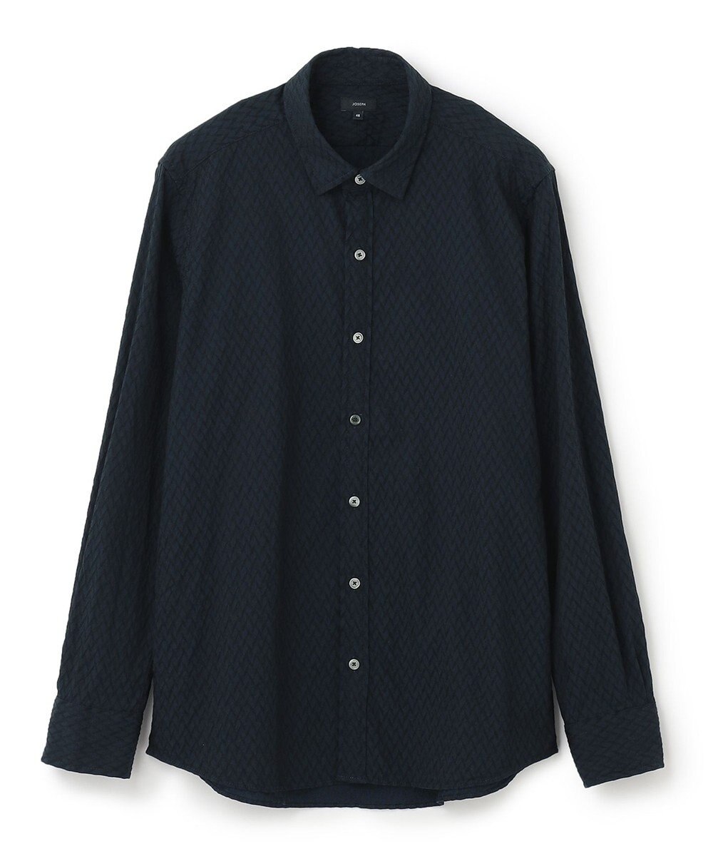 JOSEPH HOMME アロージャガードストレッチ　レギュラーカラーシャツ 
