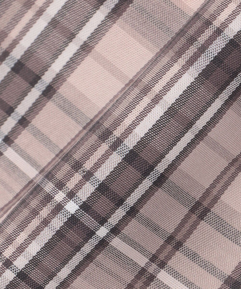 ANY KIDS 裾 スカラップ チェック パンツ 