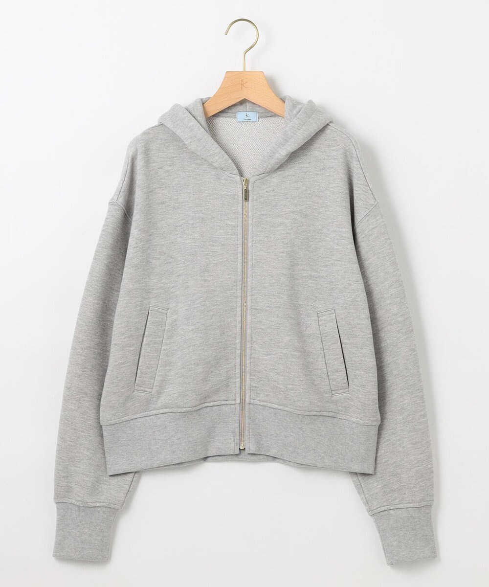 組曲 L ロゴ刺繍入り裏毛パーカー 