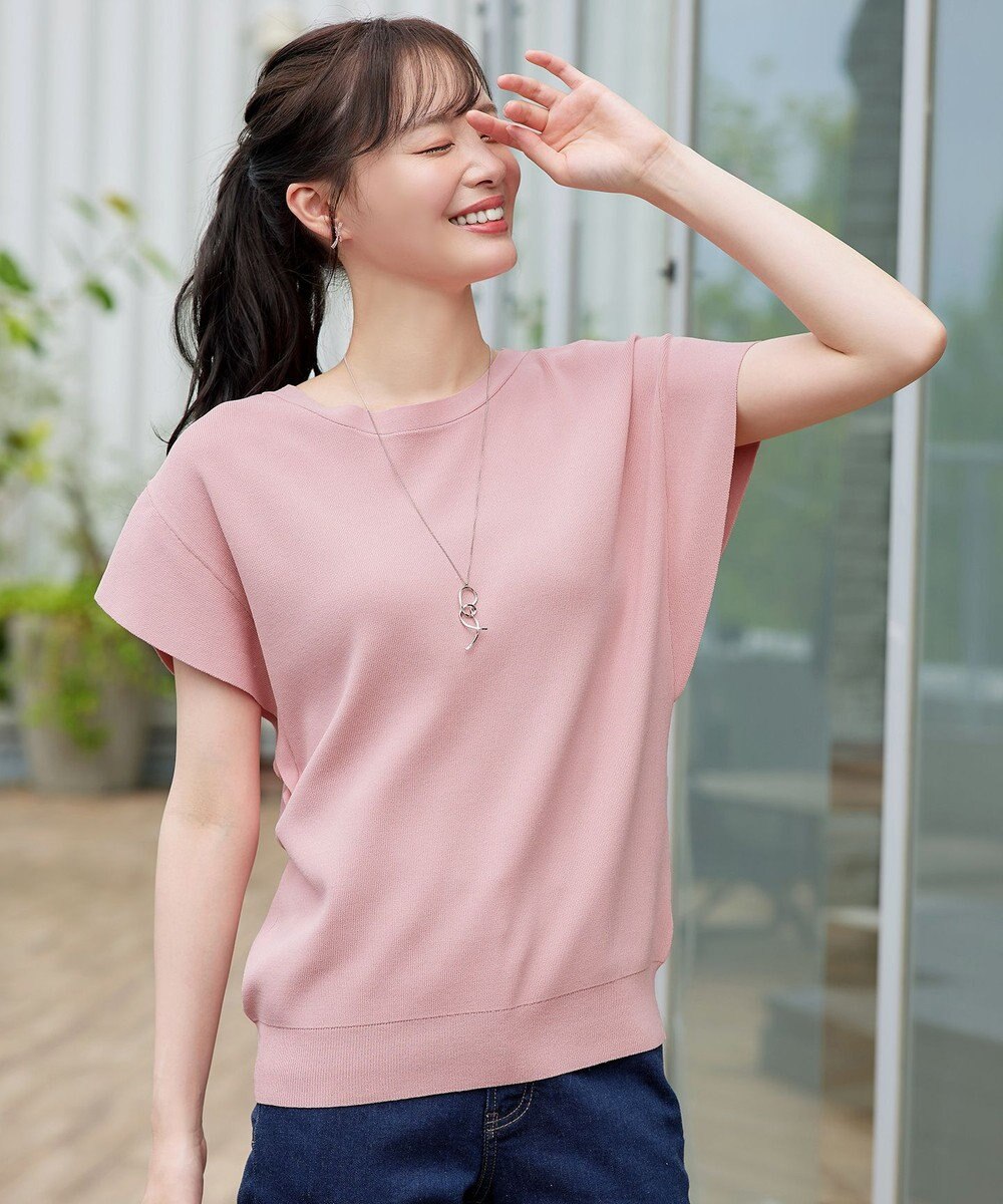 Tiaclasse L フレンチニットプルオーバー 