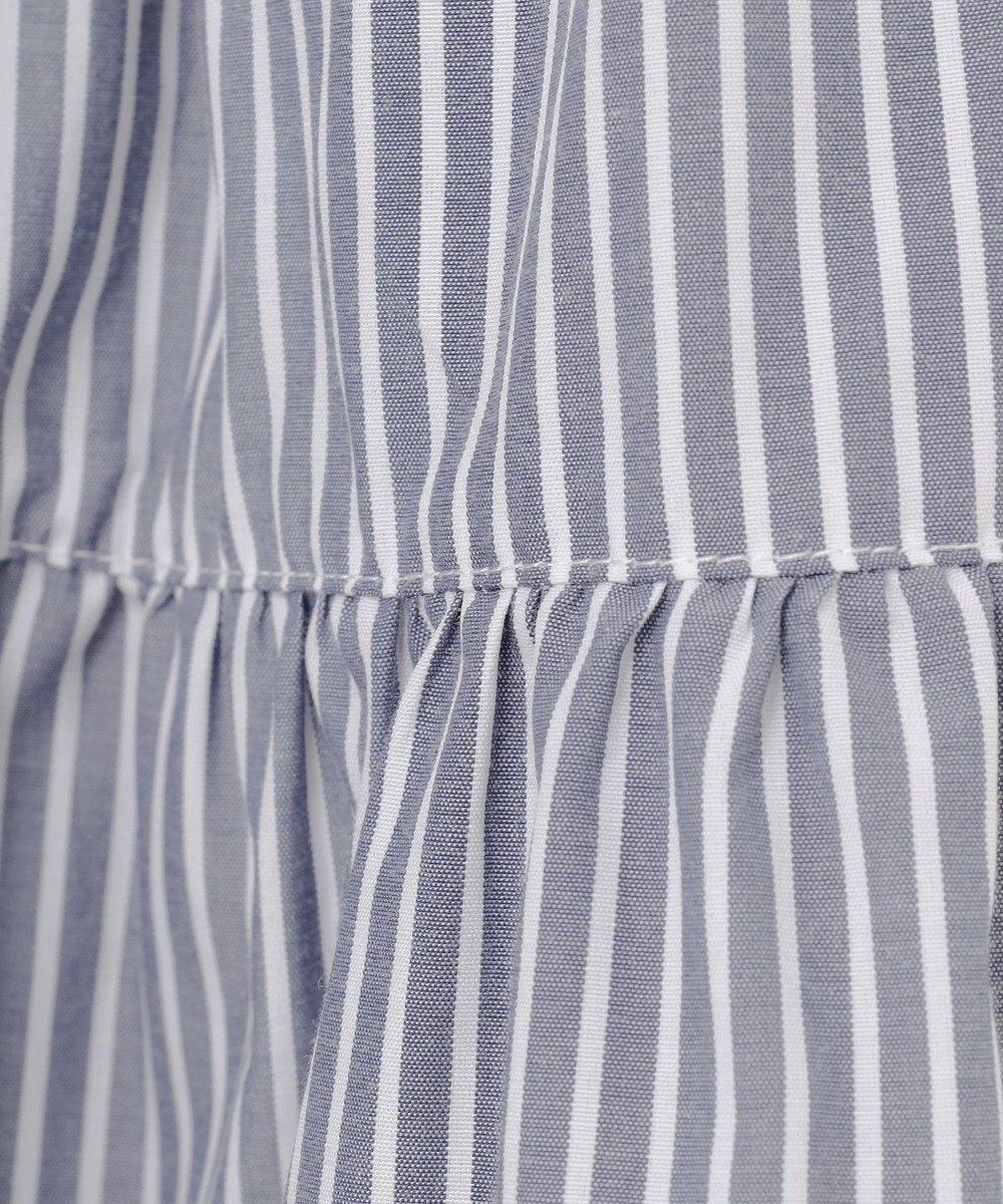 ANY KIDS ストライプ シャツ ワンピース 