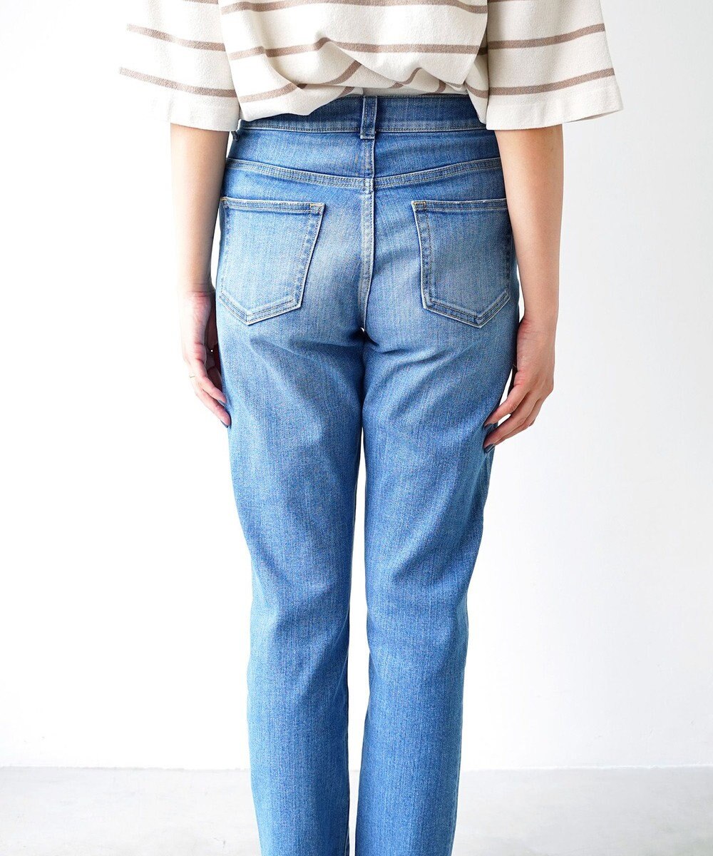 caqu Slim boy`s 程よいフィット感のボーイフィットデニム 