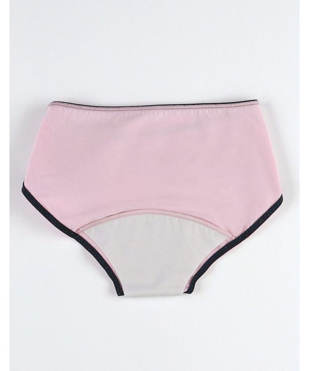 une nana cool 綿ベア天竺 カラーブロッキング サニタリーショーツ 