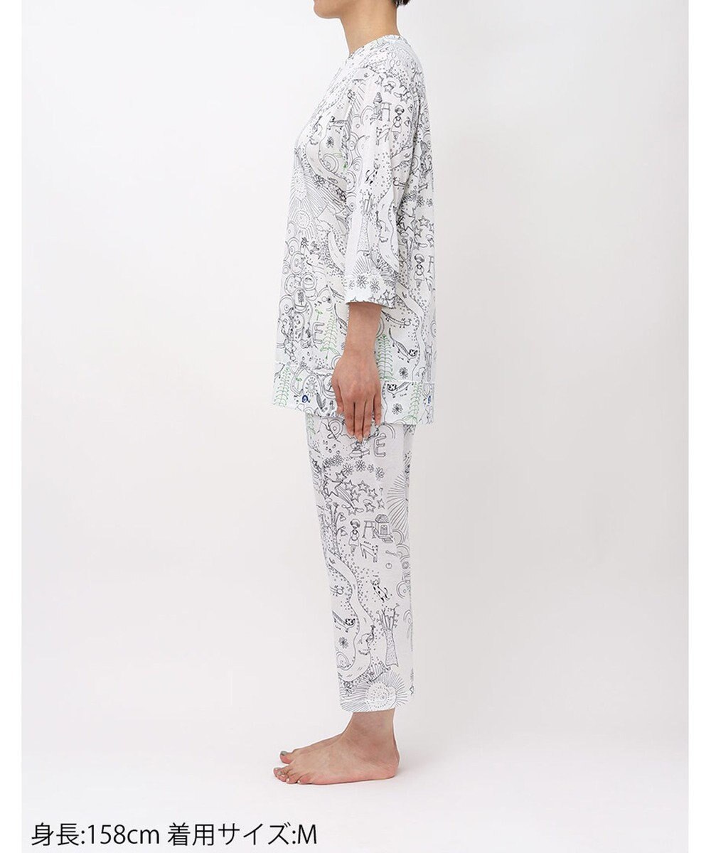 tsumori chisato SLEEP ツモリチサト パジャマ 綿100%(本体) 天竺素材 7分袖 長袖 8分丈 レディース UDT216 /ワコール 