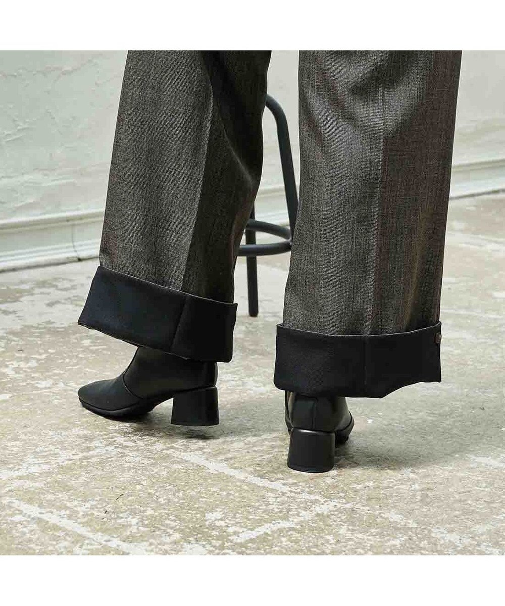 MODE ET JACOMO <D'ICI>スクエアトゥショートブーツ 