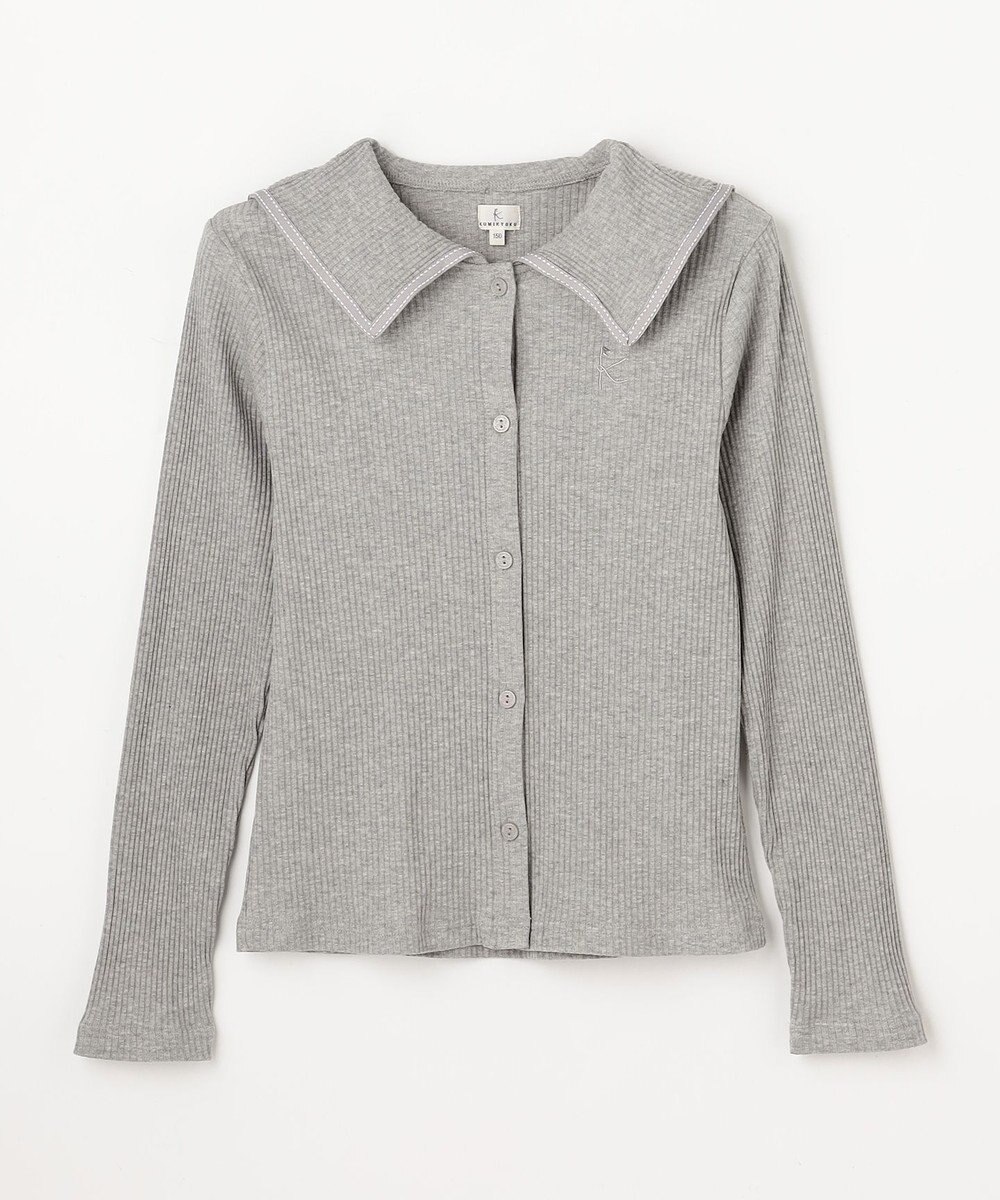 組曲 KIDS 【150-160㎝】セーラーカラー リブトップス 