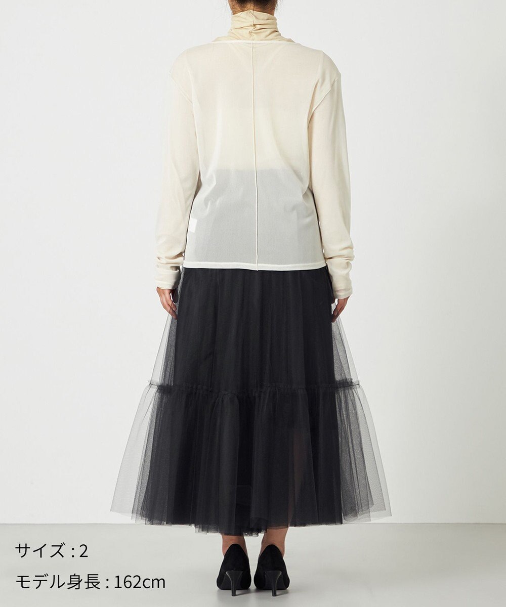 NAVE 【Nave・洗える】チュールジャージー トップス 