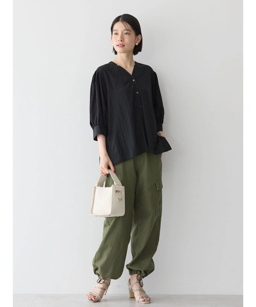 AMERICAN HOLIC 接触冷感　袖ボリュームブラウス 