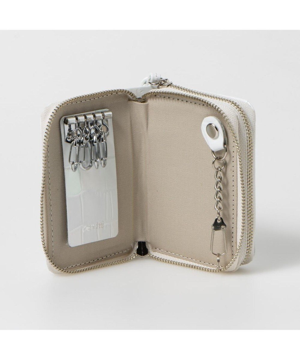 UNBILLION ペルケ perche / パールパステル・ジャバラカードキーケース 