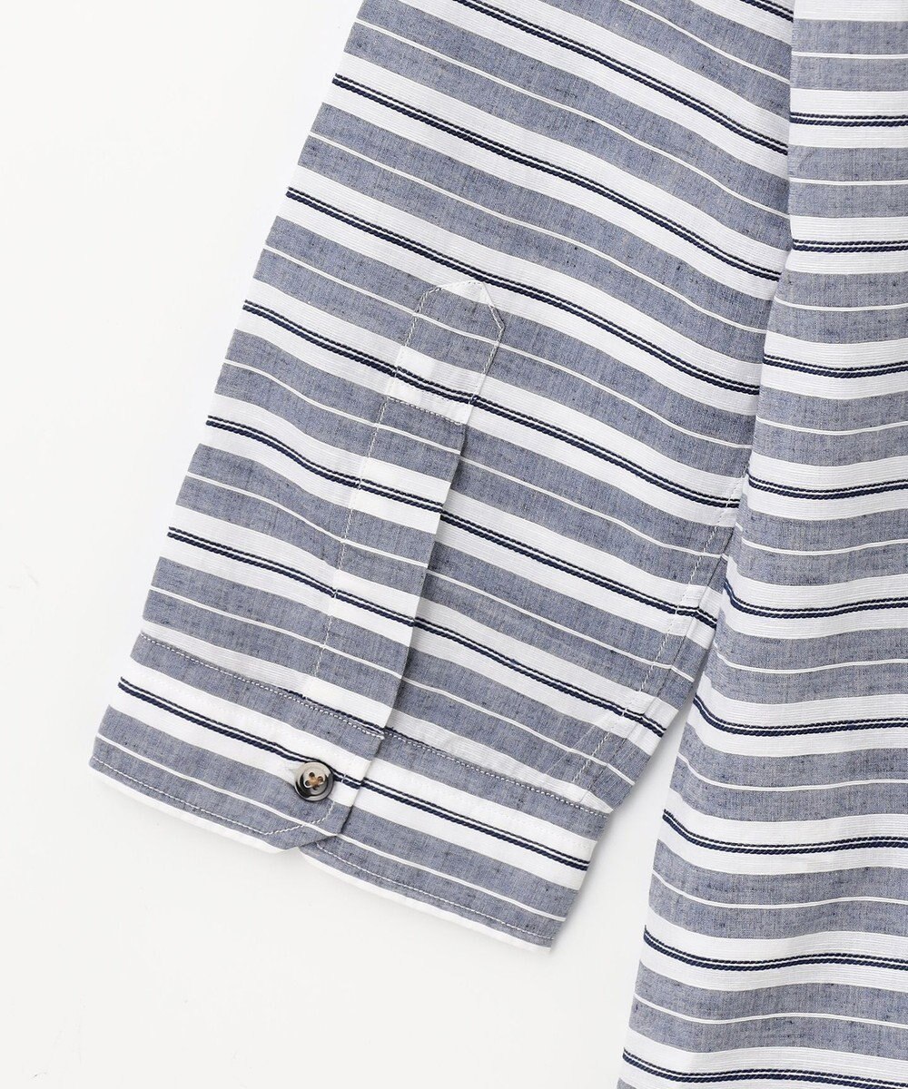 JOSEPH ABBOUD 【清涼感】エアリノマリンボーダーシャツ 