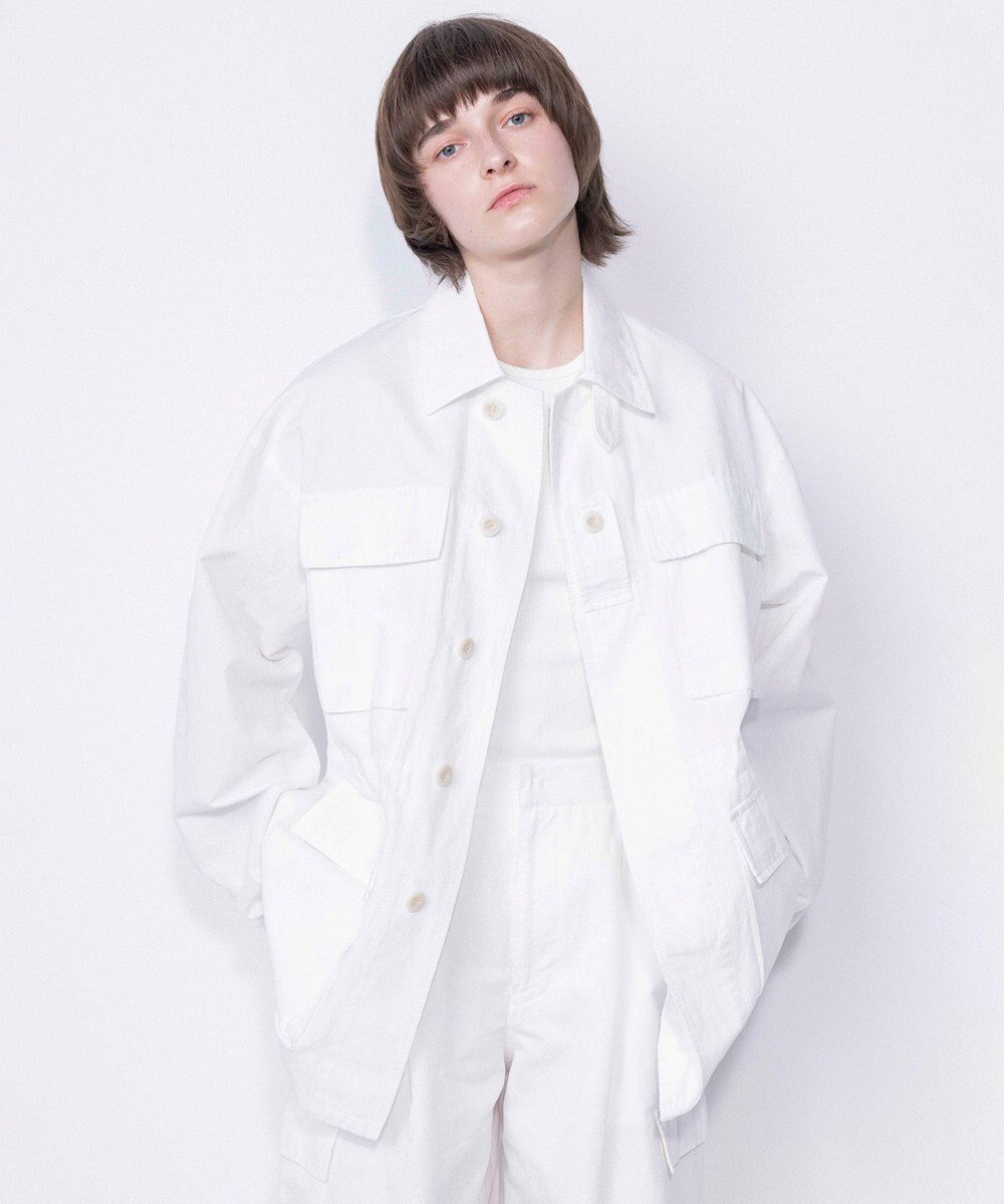 NAVE 【ReNAVE・セットアップ可/洗える】コットンリネンカルゼ ジャケット 