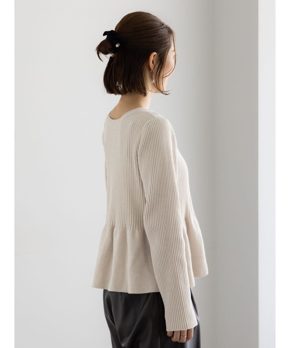 Te chichi モールペプラム2WAYニット 