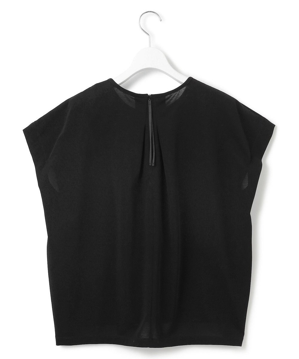 23区 【接触冷感/洗える】ツイストコットンプレーティング タックデザイン カットソー 