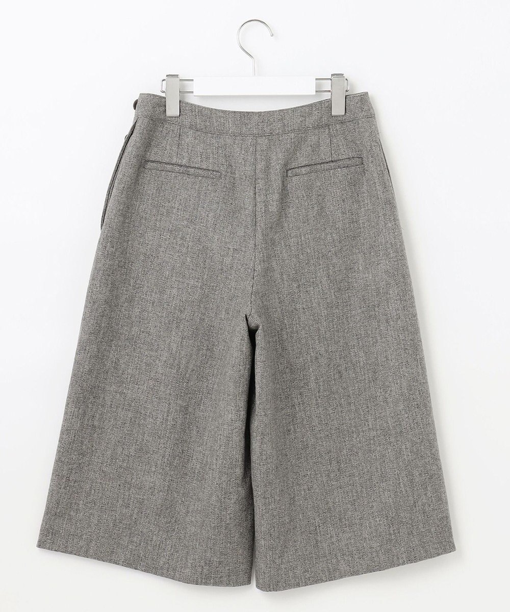 J.PRESS LADIES シャンブレーツイル キュロット パンツ 